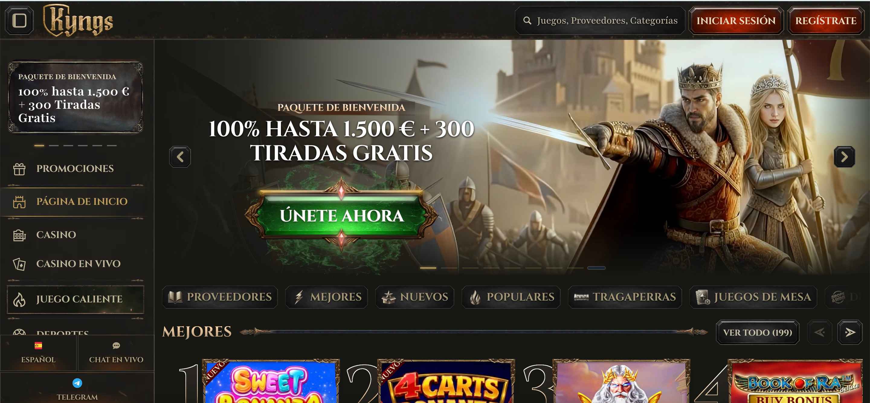 Reseña del casino Kyngs (2026)